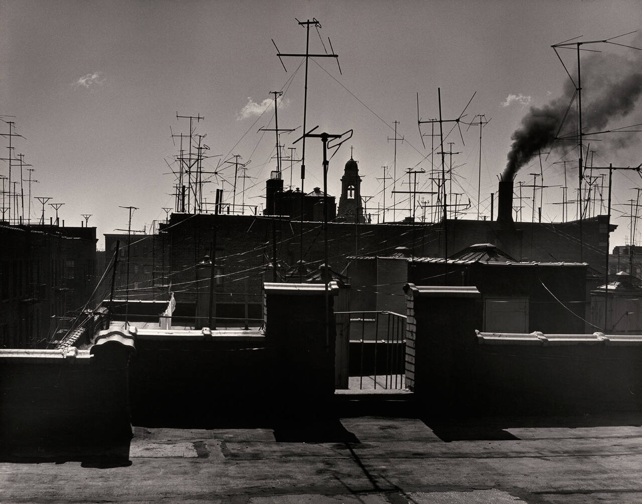Untitled (Rooftop with antenna)