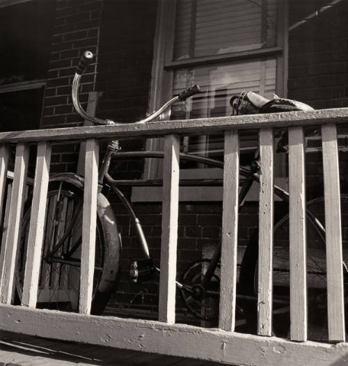 Untitled (Bicycle on porch)