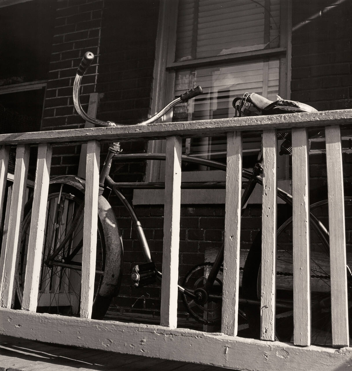 Untitled (Bicycle on porch)