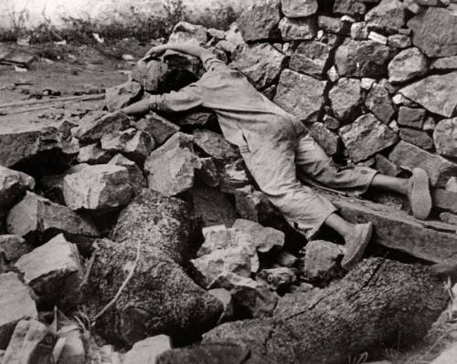 Dead Child in Rubble, Spain
