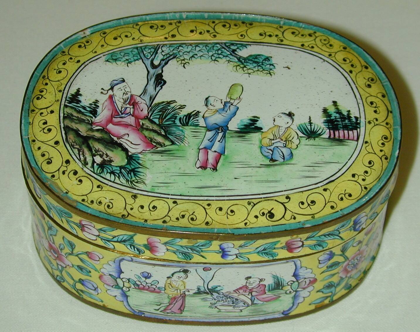 Oval Covered Box