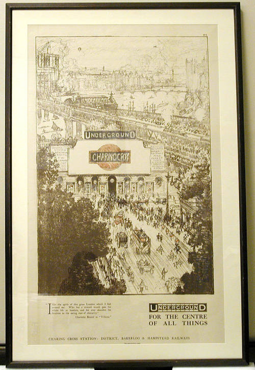 Charing Cross Station: District, Bakerloo, and Hampstead Railways