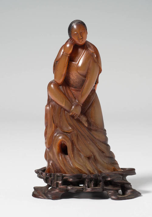 Standing Semi-nude Female Figure