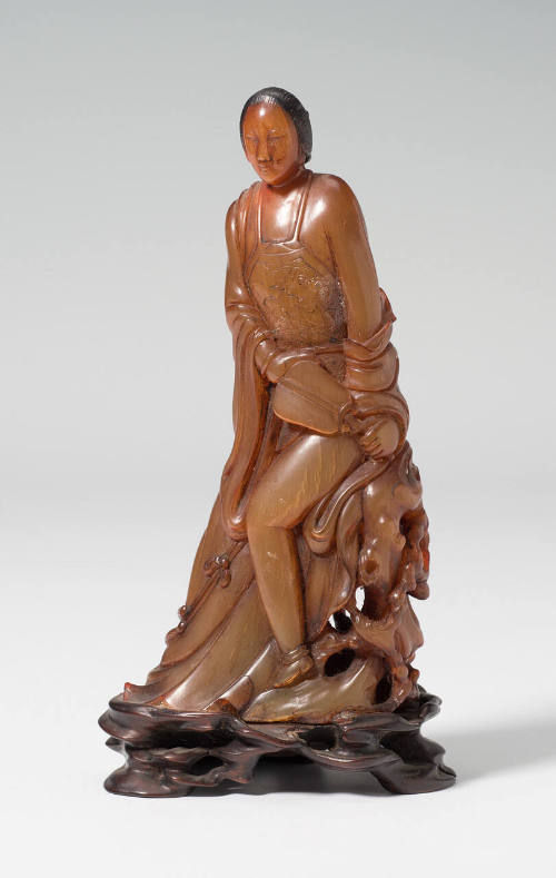 Standing Semi-nude Female Figure