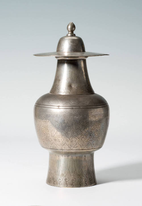 Temple Vase with Priest-Hat Lid