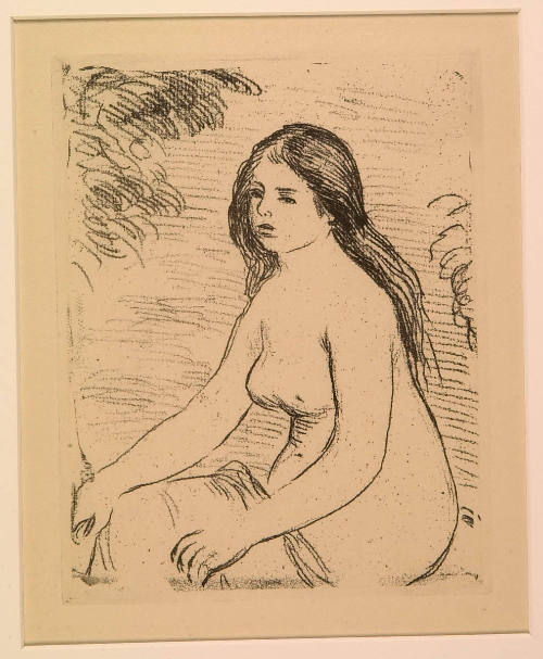 Femme Nue Assise