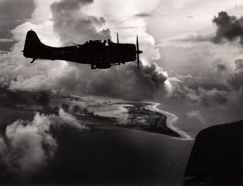 Dive Bomber over Wake Island