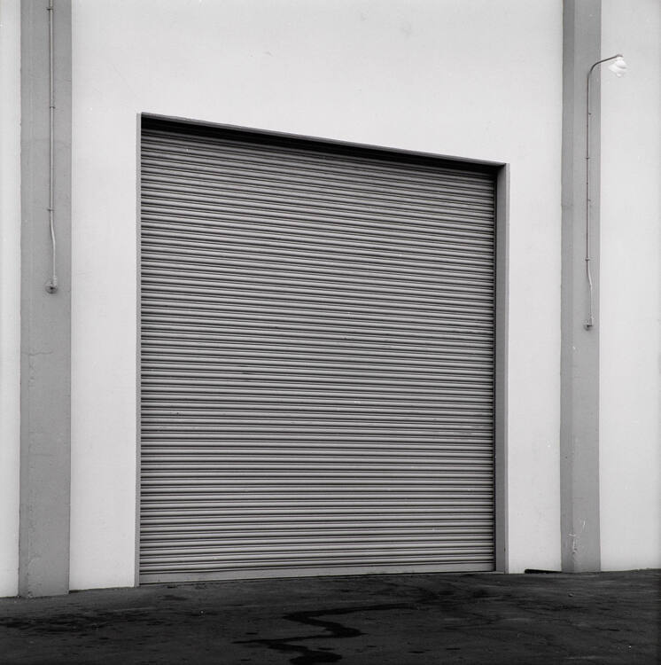 Untitled (Architectural Study, Corrugated Door ― Southern California)