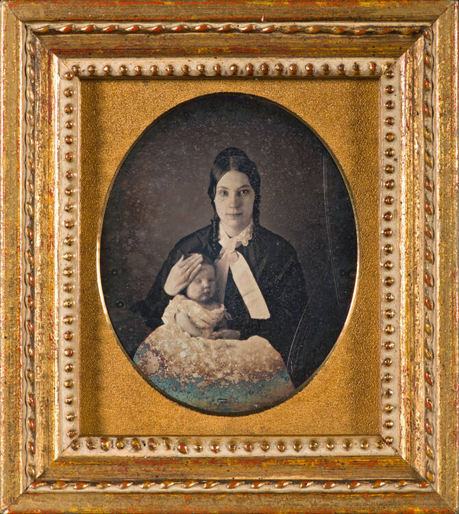 Janet Mitchel Wilson and Lizzie Holman Wilson