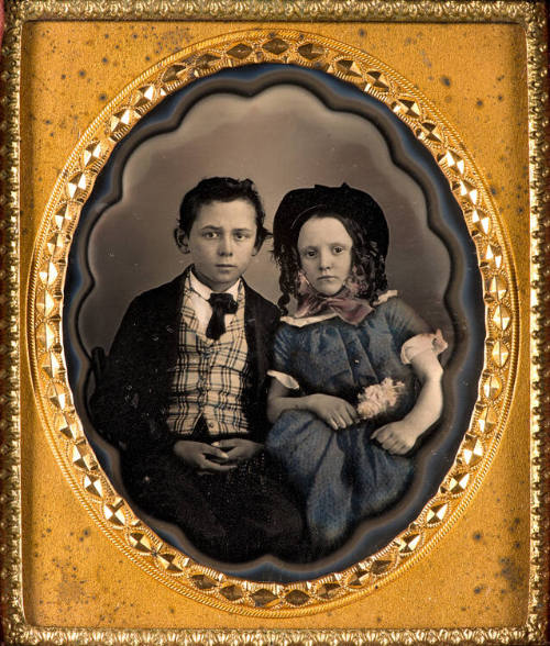 Two Children (With Magic Background)