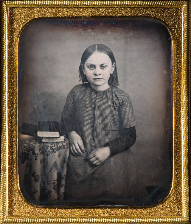 Girl in Smock