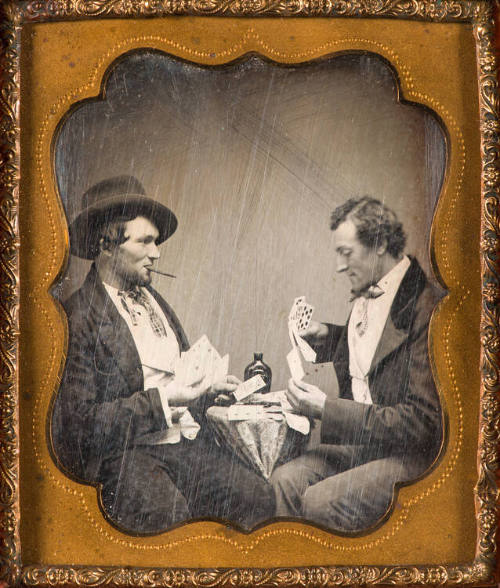 Cardplayers at table