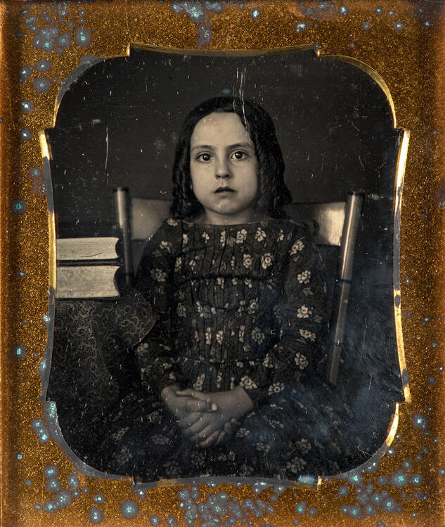 Girl in chair