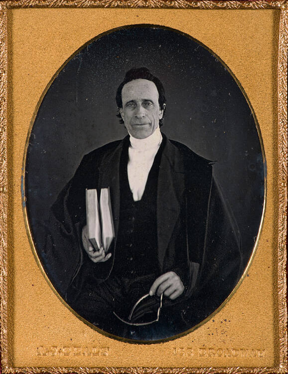 Minister with Bible