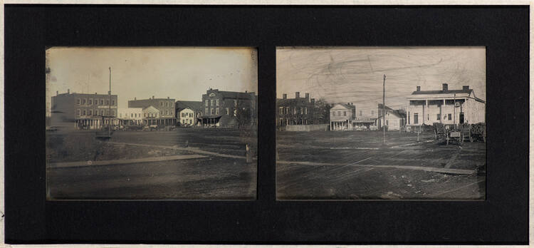 Milan, Ohio (2-part panorama)