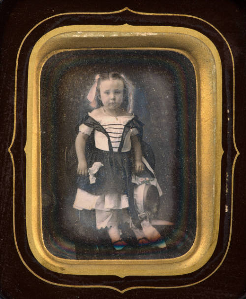 Portrait of standing girl