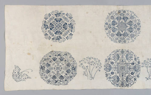 Szechwan Cross Stitch Coverlet