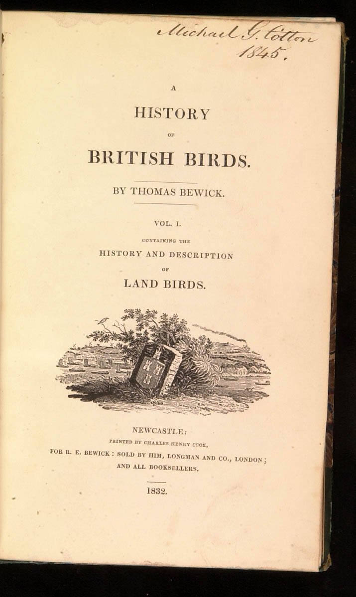 A History of British Birds, Vol. 1