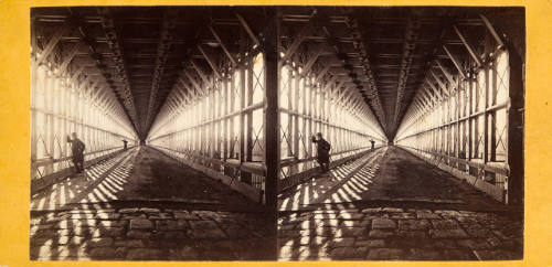 General View of the Carriageway, Suspension Bridge, Niagara