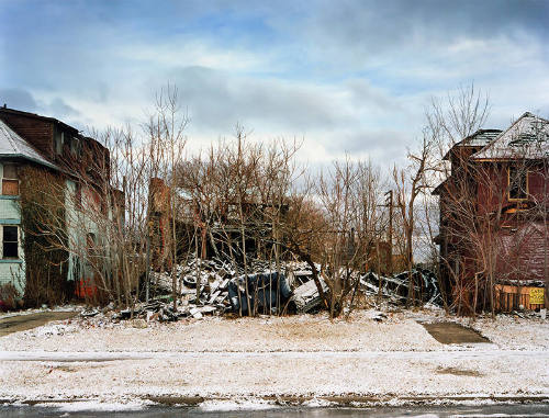 Couch in Trees, Highland Park, Detroit