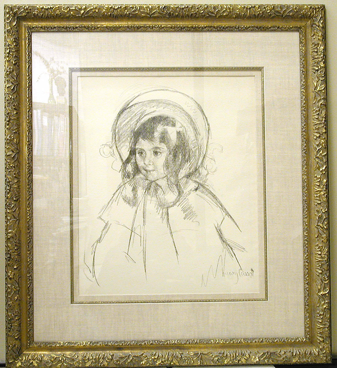 Sara Wearing Her Bonnet and Coat
