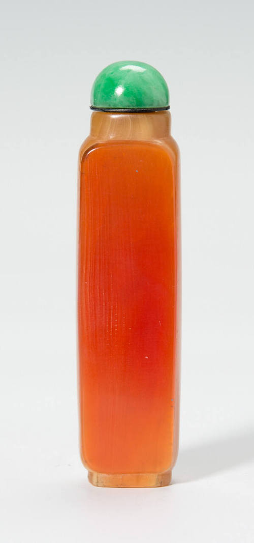 Snuff bottle with stopper and stand