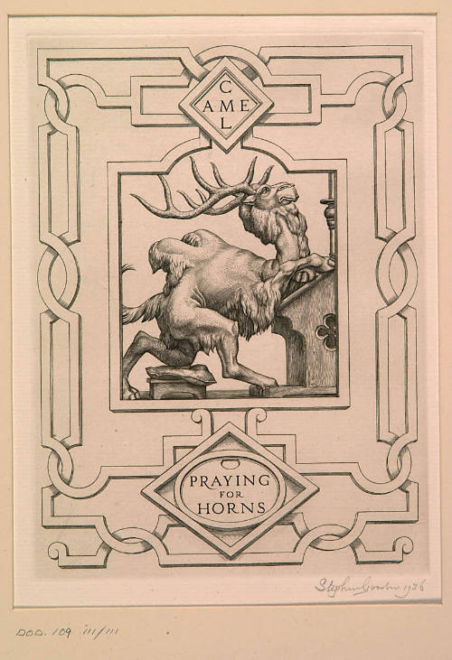 Camel Praying for Horns