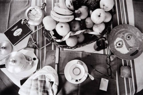 Picasso's place at the table, just after luncheon