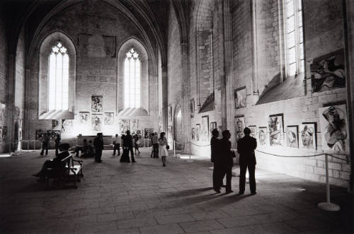 Avignon: Palais des Papes--the first posthumous exhibit, six weeks after Picasso's death