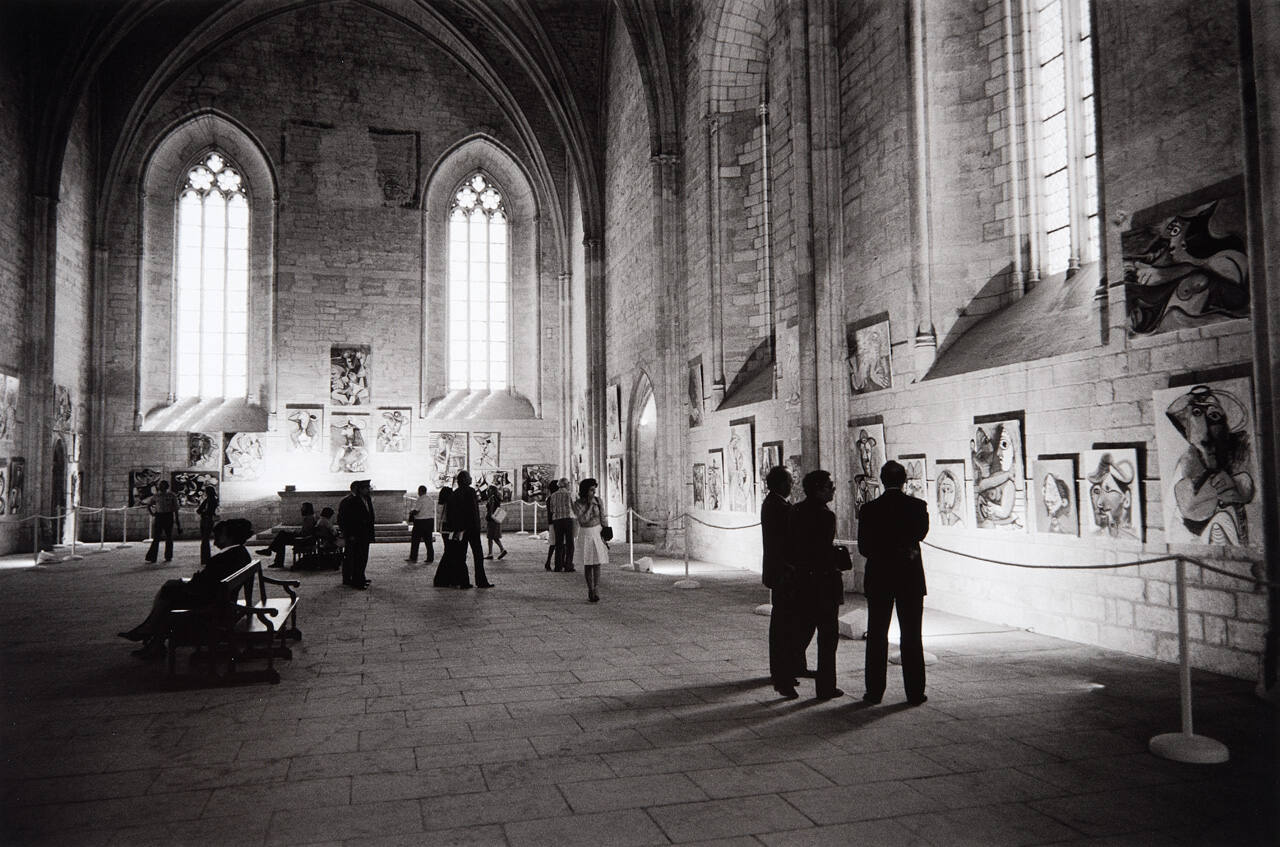 Avignon: Palais des Papes--the first posthumous exhibit, six weeks after Picasso's death