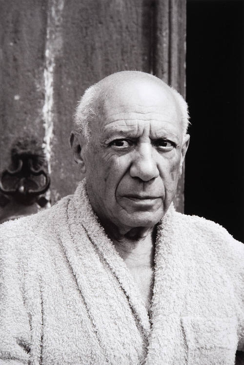 Picasso in a yellow robe