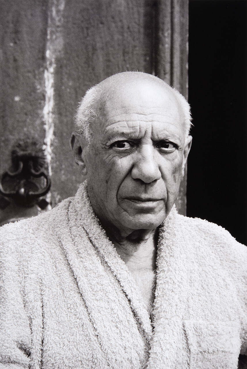 Picasso in a yellow robe