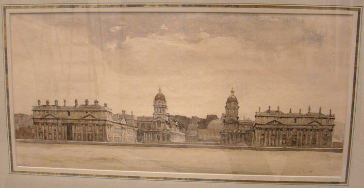 Greenwich Hospital from the Thames
