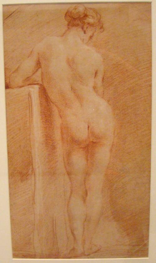 Back of a Standing Female Nude