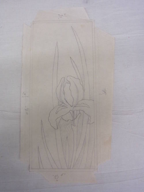 Design for Carved Decoration on a Hanging Cabinet