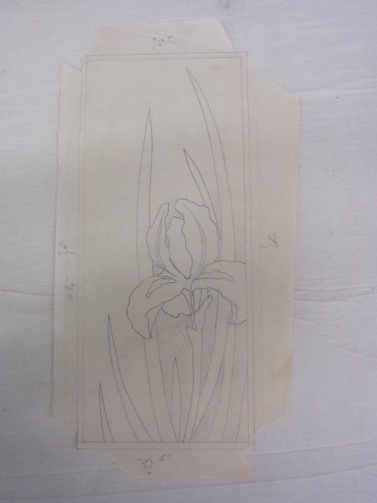 Design for Carved Decoration on a Hanging Cabinet