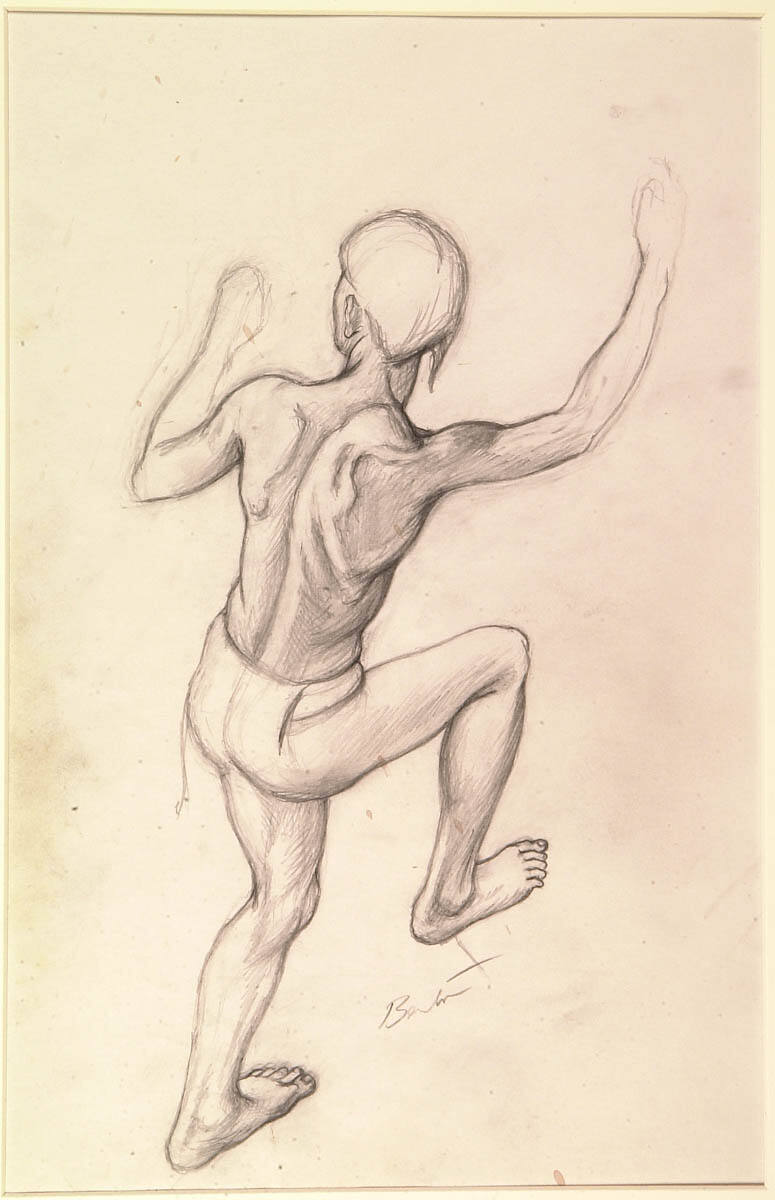 Figure Study for "Jacques Cartier Discovers the Indians"