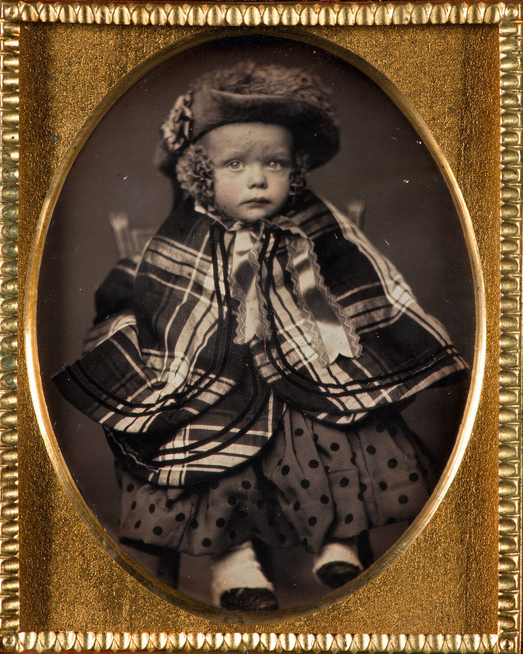 Child with Fancy Winter Clothes