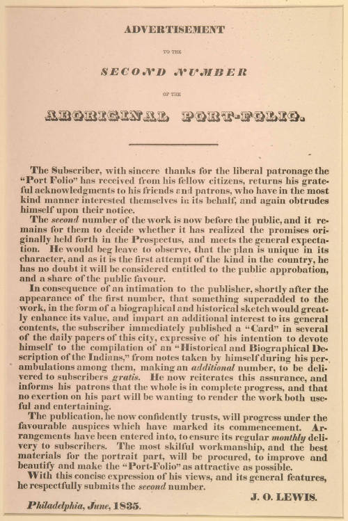 Contemporary Advertisement for Aboriginal Portfolio