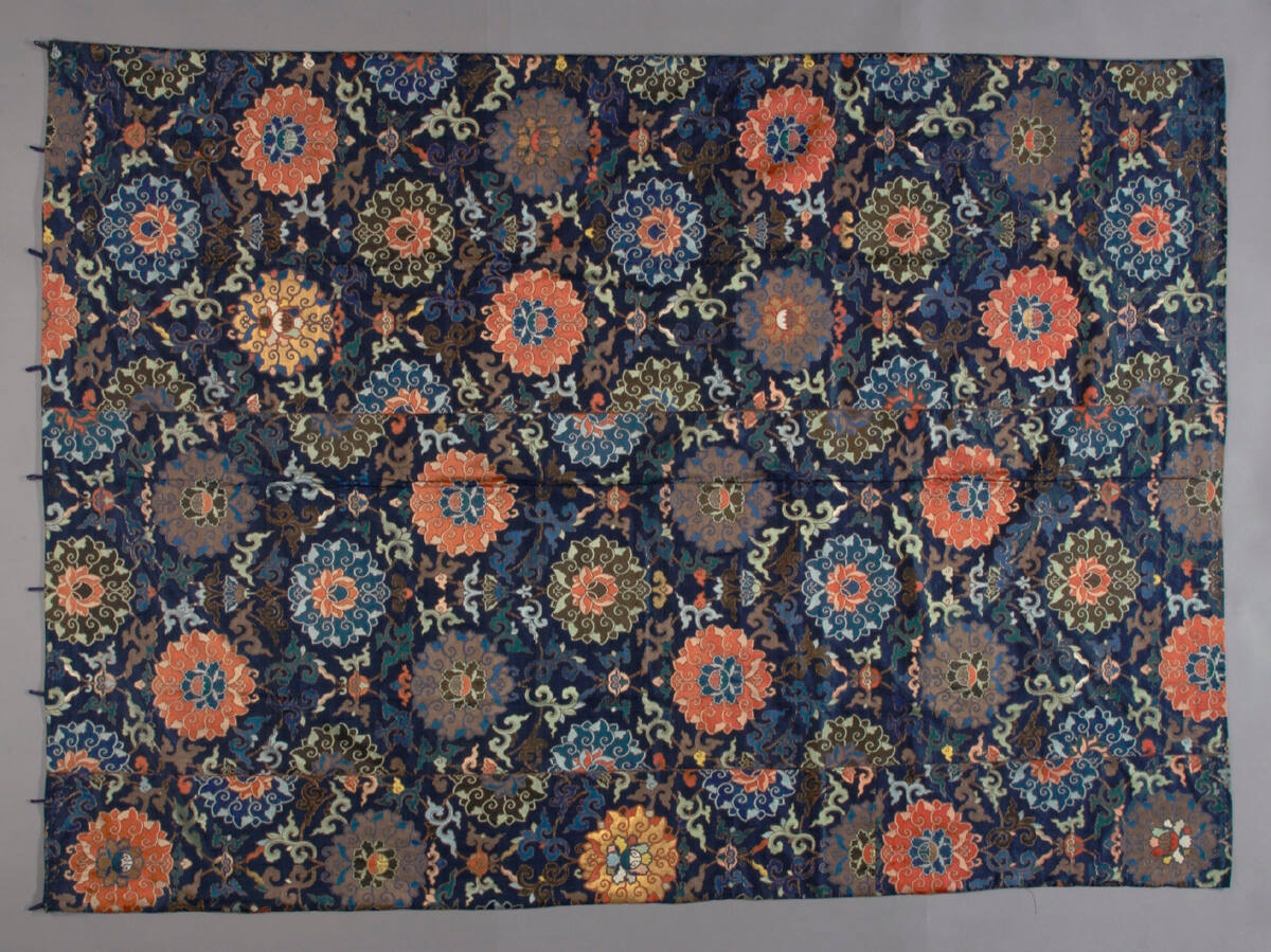 Blue Brocade Piece