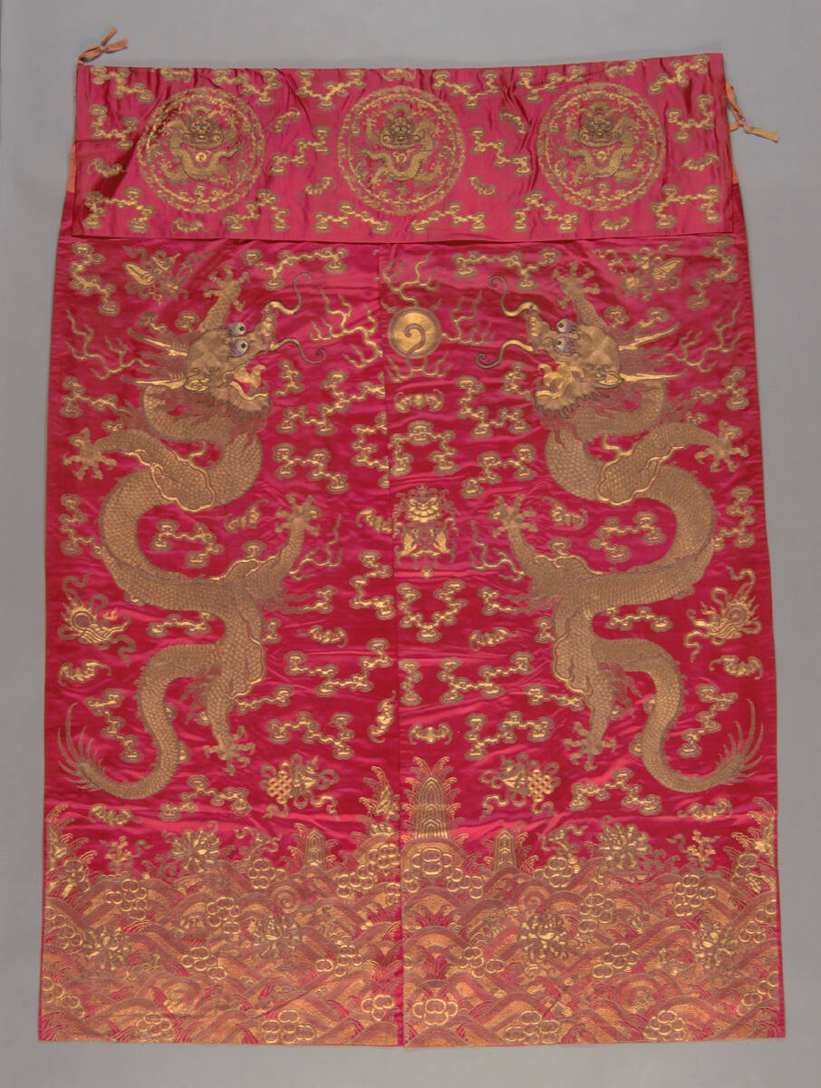 Hanging Made as Cover for an Ancestor Portrait
