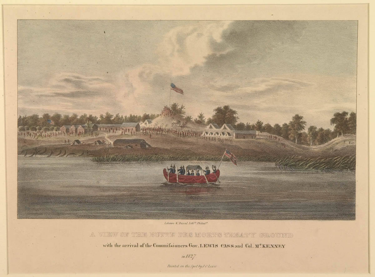 View of Butte des Morts, Treaty Ground
