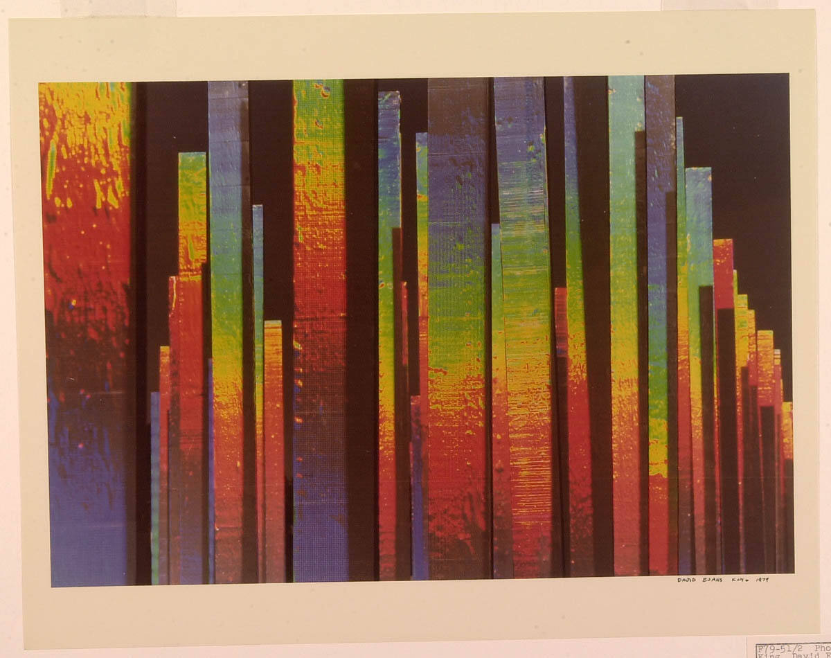47th St. Installation of Dale Eldred's Exhibition, 'Sun Construction Time Incident', 22 July - 2 September 1979, Kansas City, Missouri
