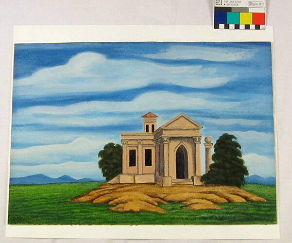 Temple on a Grassy Heath