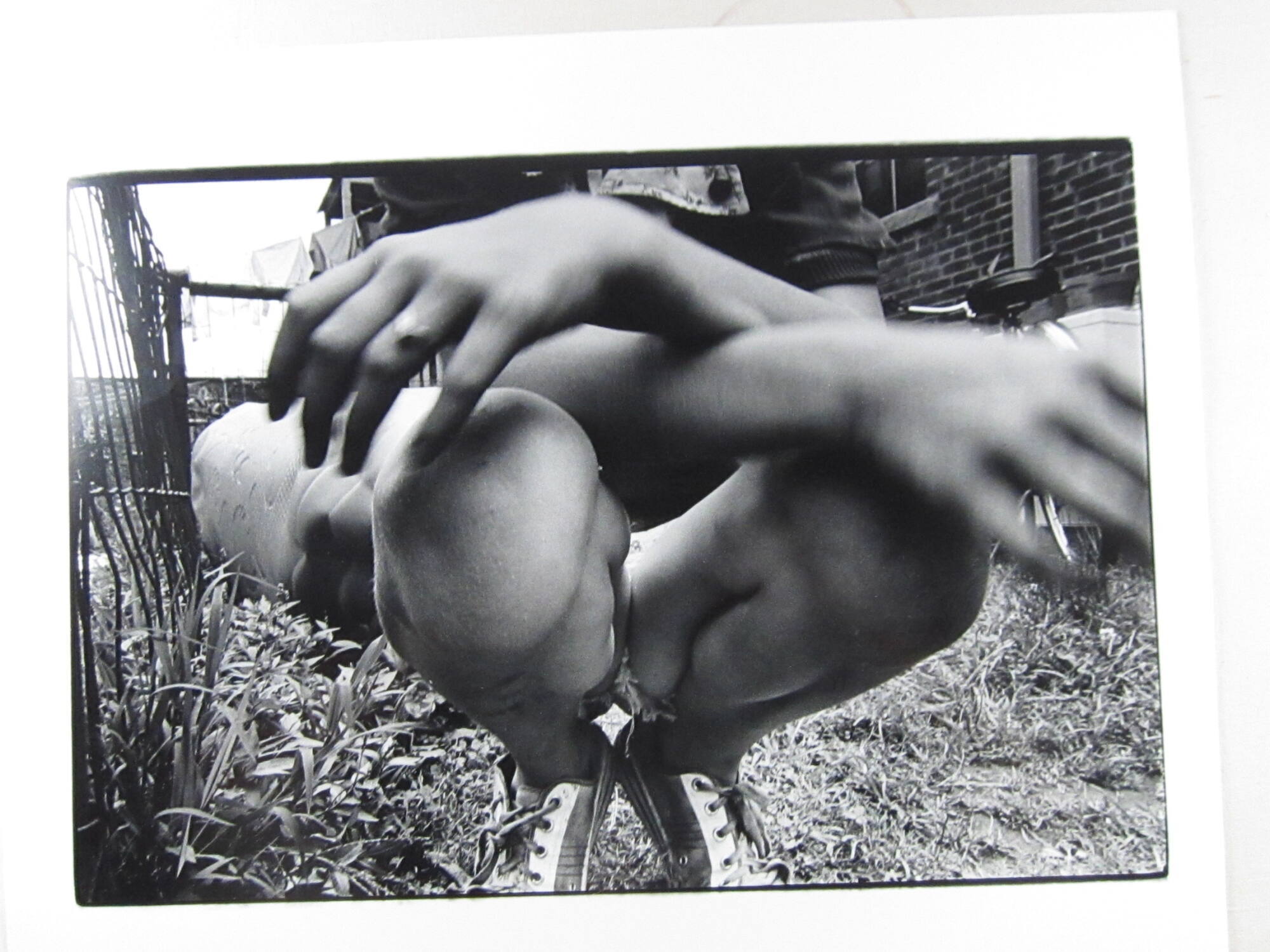 Youth Crouching