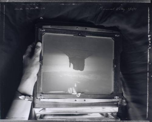 Under the dark cloth, Monument Valley, 5/27/89