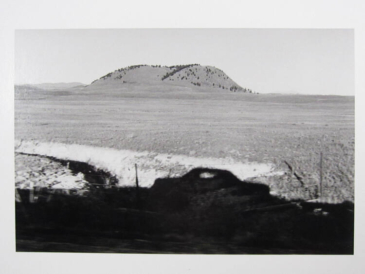 Colorado, Small Mountain with Car Shadow
