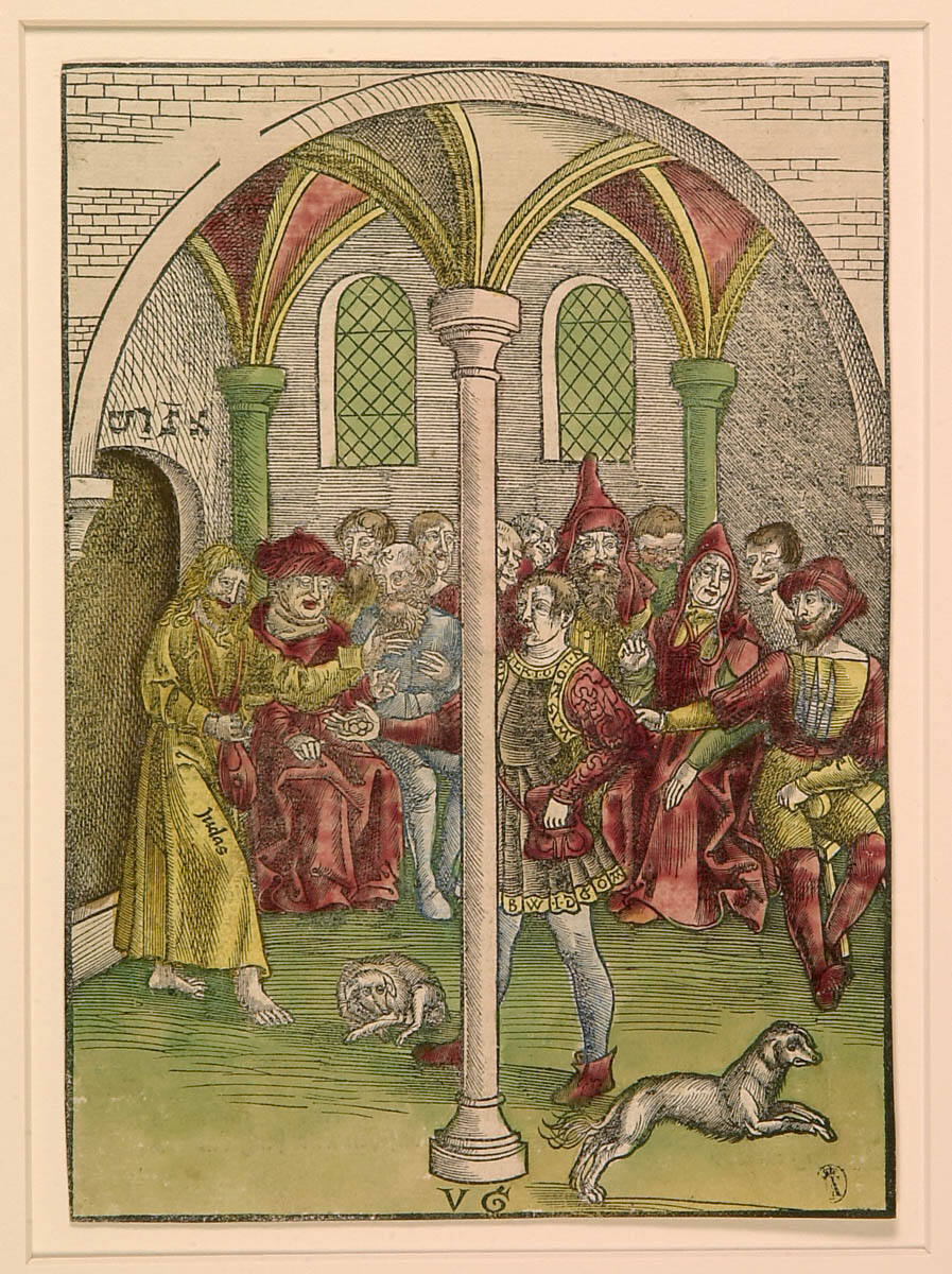 Judas Bargaining with the Chief Priests and the Elders