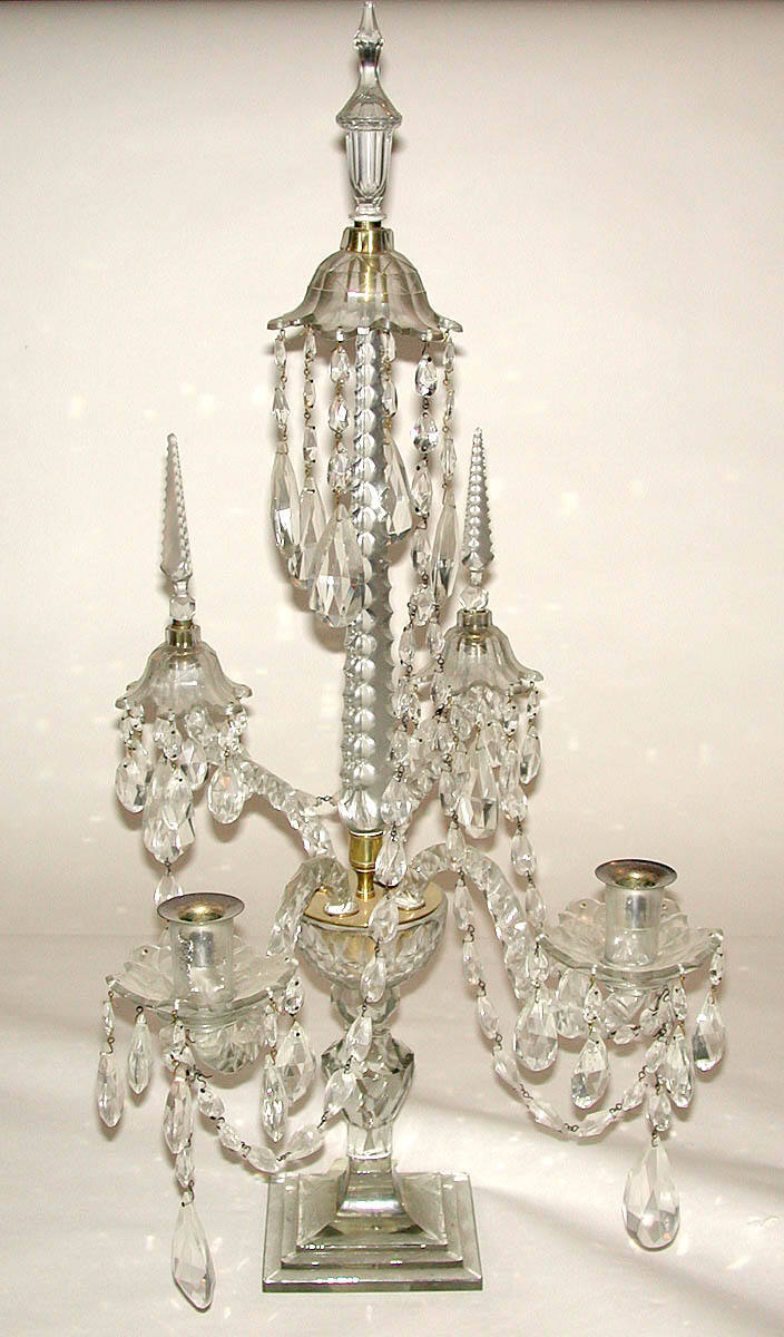 Crystal Two-branch Candelabrum