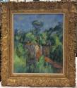 Overall display of Cezanne's painting and frame
